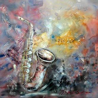 Musical Instrument oil painting